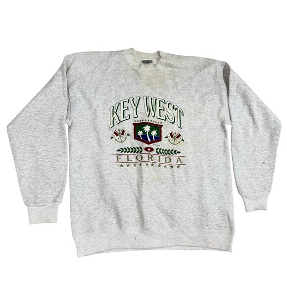 Vintage Sturdy Sweats by Lee Heavyweight Key West Florida Sweatshirt Sz XL READ - Picture 1 of 9
